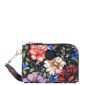 Wanderlust Quilted Fabric Double Zip Wristlet - 18003
