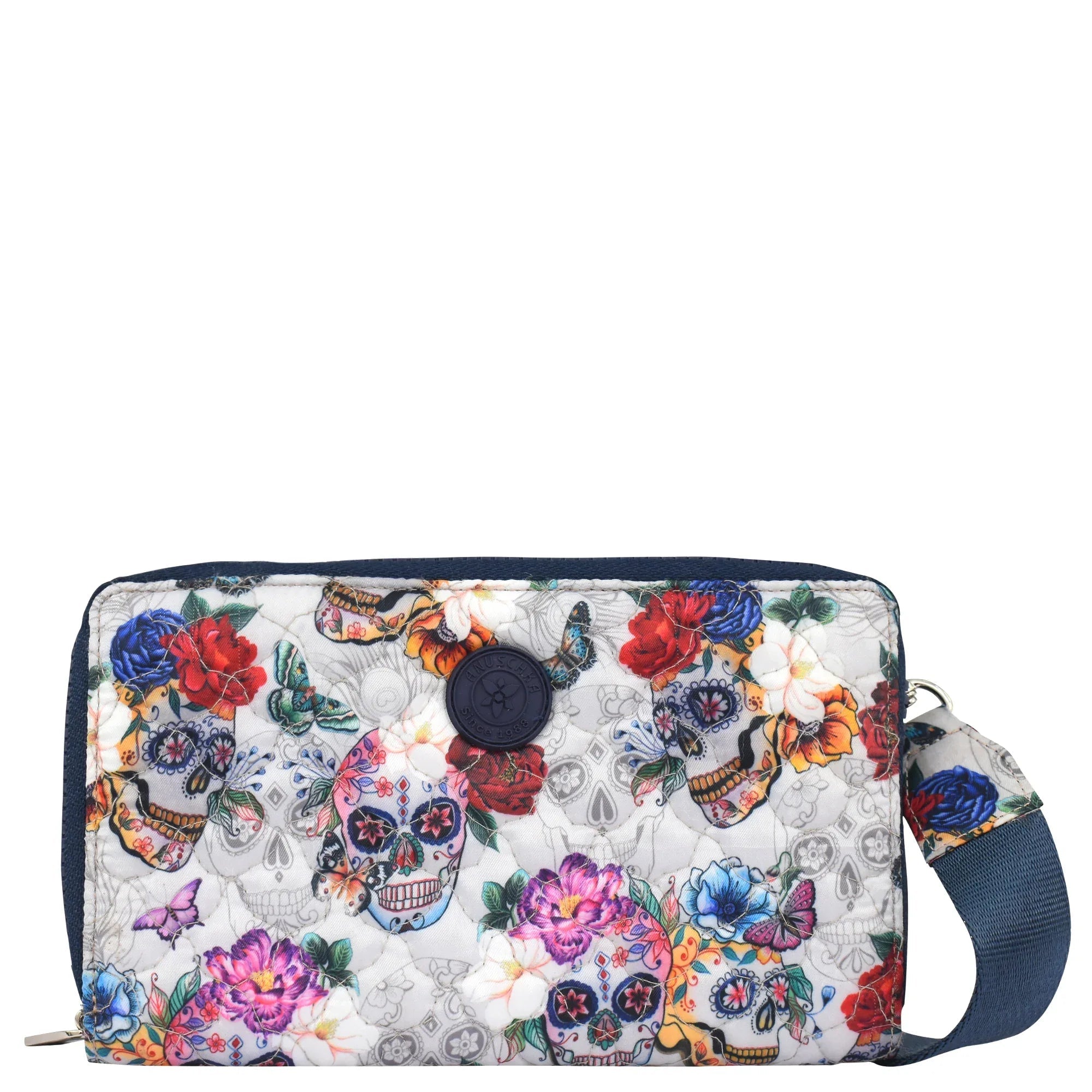 Wanderlust Quilted Fabric Organizer Crossbody - 18004