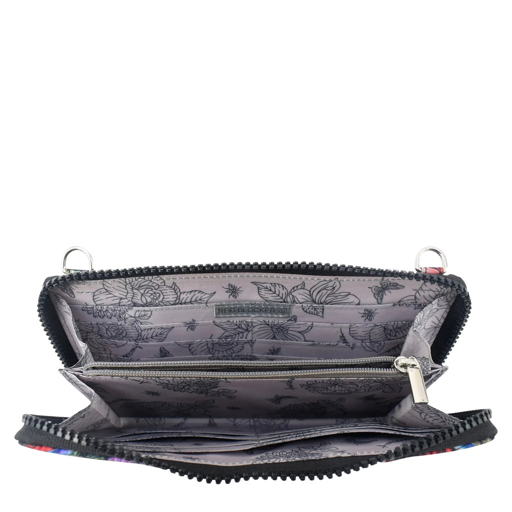 Wanderlust Quilted Fabric Organizer Crossbody - 18004