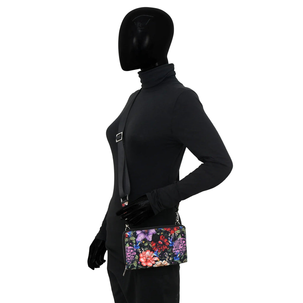Wanderlust Quilted Fabric Organizer Crossbody - 18004