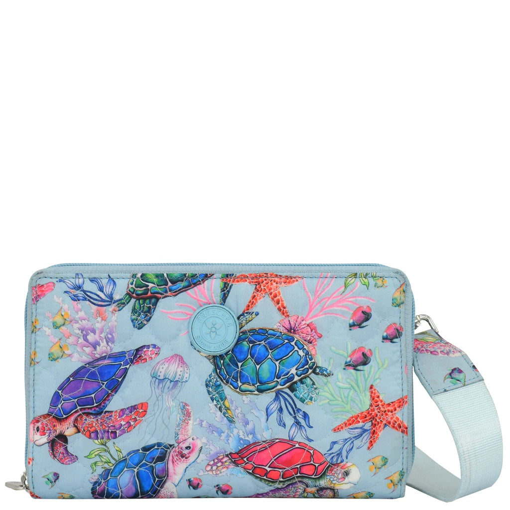 Wanderlust Quilted Fabric Organizer Crossbody - 18004