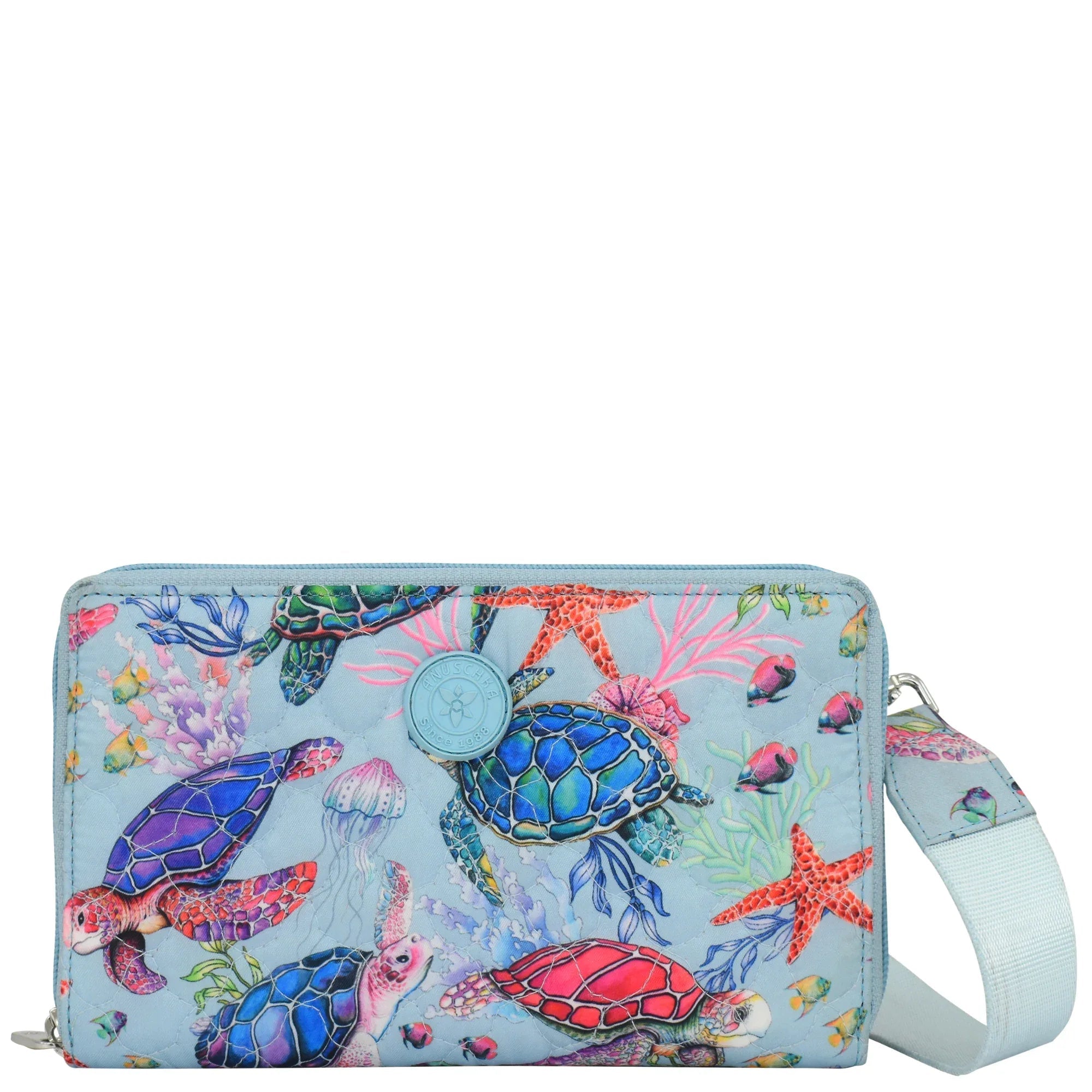 Wanderlust Quilted Fabric Organizer Crossbody - 18004