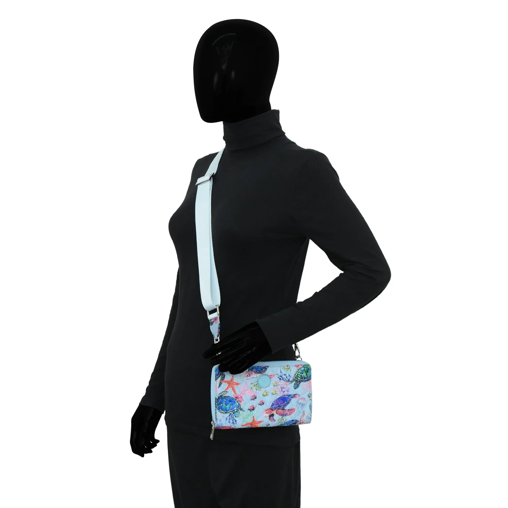 Wanderlust Quilted Fabric Organizer Crossbody - 18004