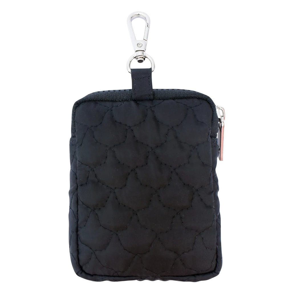 Wanderlust Quilted Fabric Mini Travel Pouch - 18005