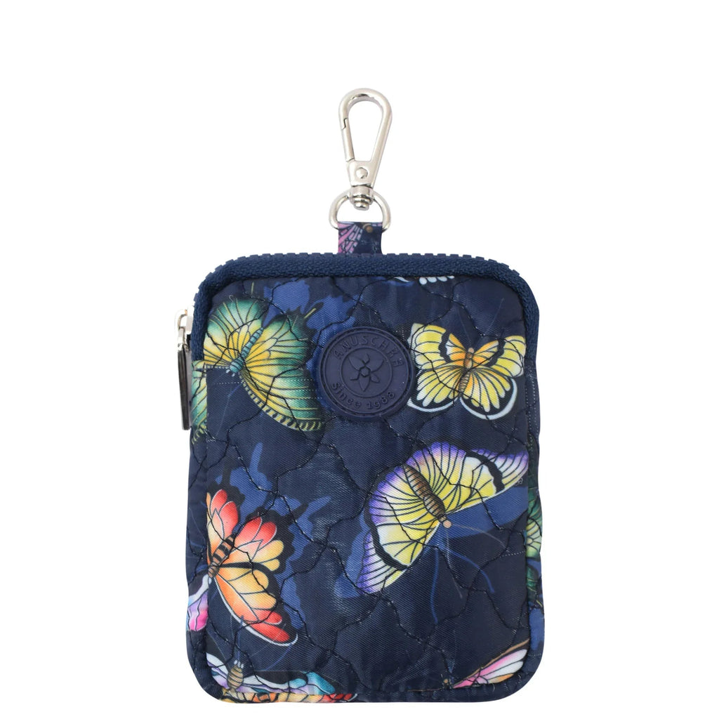 Wanderlust Quilted Fabric Mini Travel Pouch - 18005