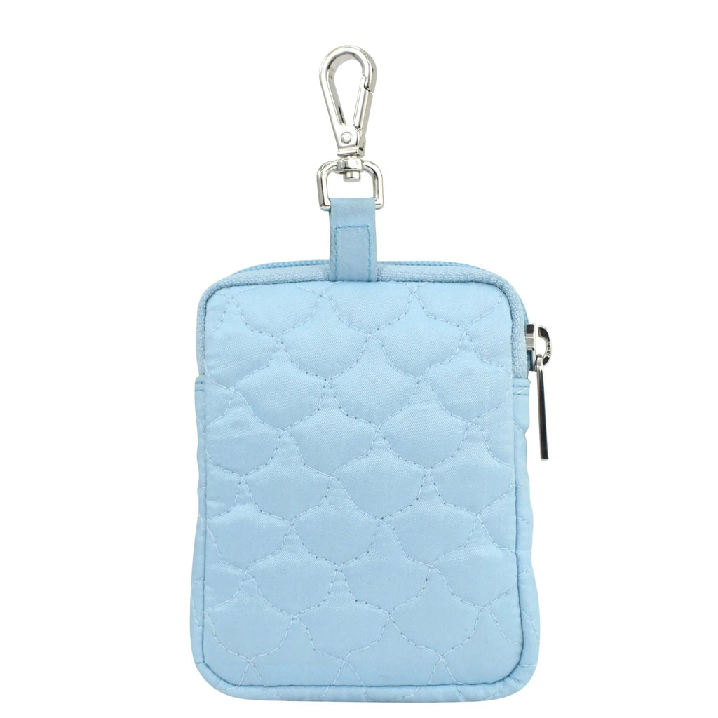 Wanderlust Quilted Fabric Mini Travel Pouch - 18005