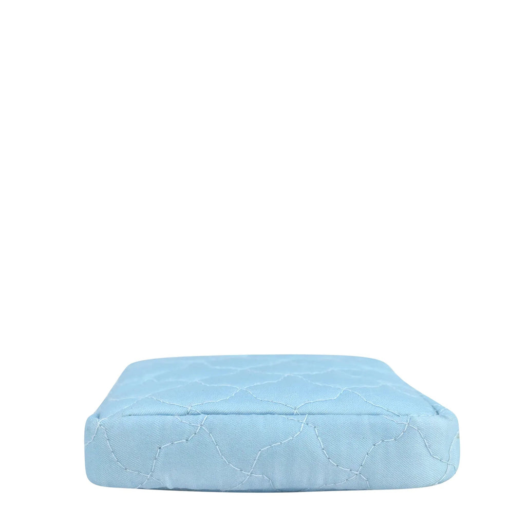 Wanderlust Quilted Fabric Mini Travel Pouch - 18005
