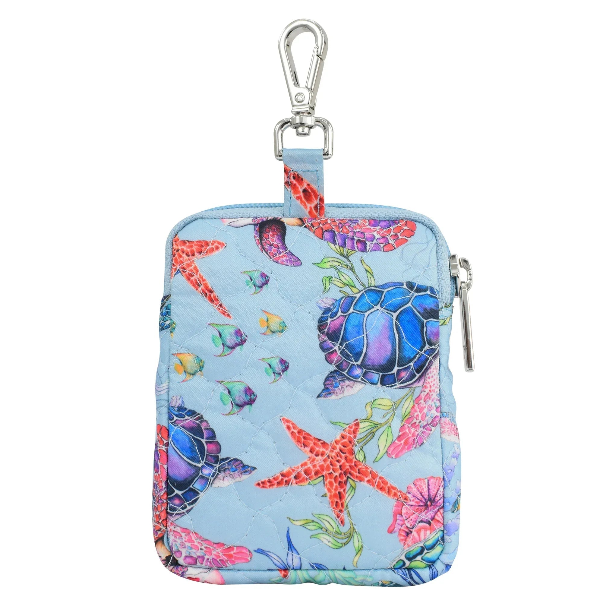 Wanderlust Quilted Fabric Mini Travel Pouch - 18005