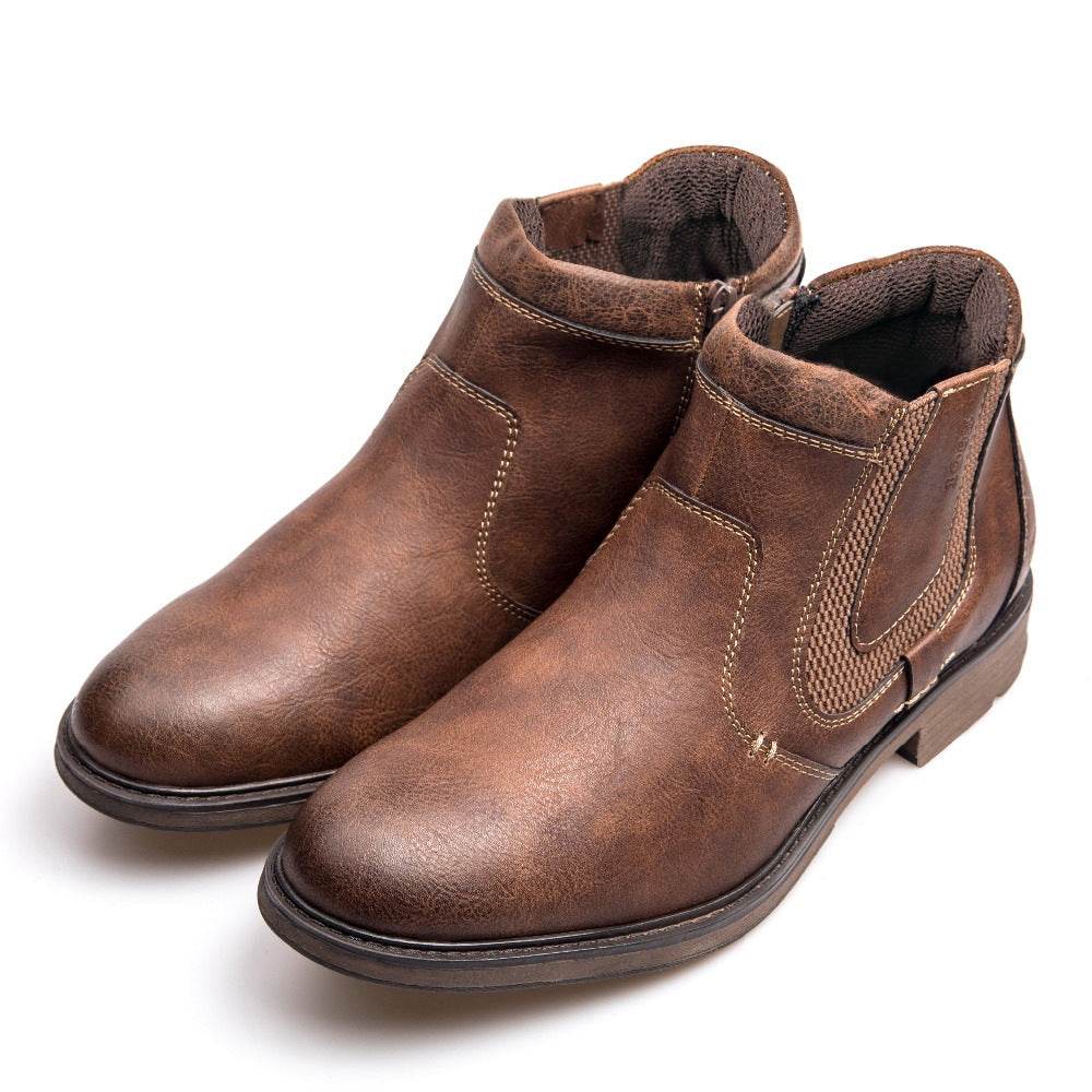 Martin Leather Work Non-Slip Men Shoes Zara-Craft