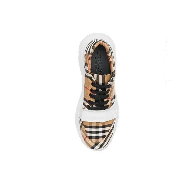 Burberry Vintage Check Cotton Archive Sneakers Beige Banlieue91