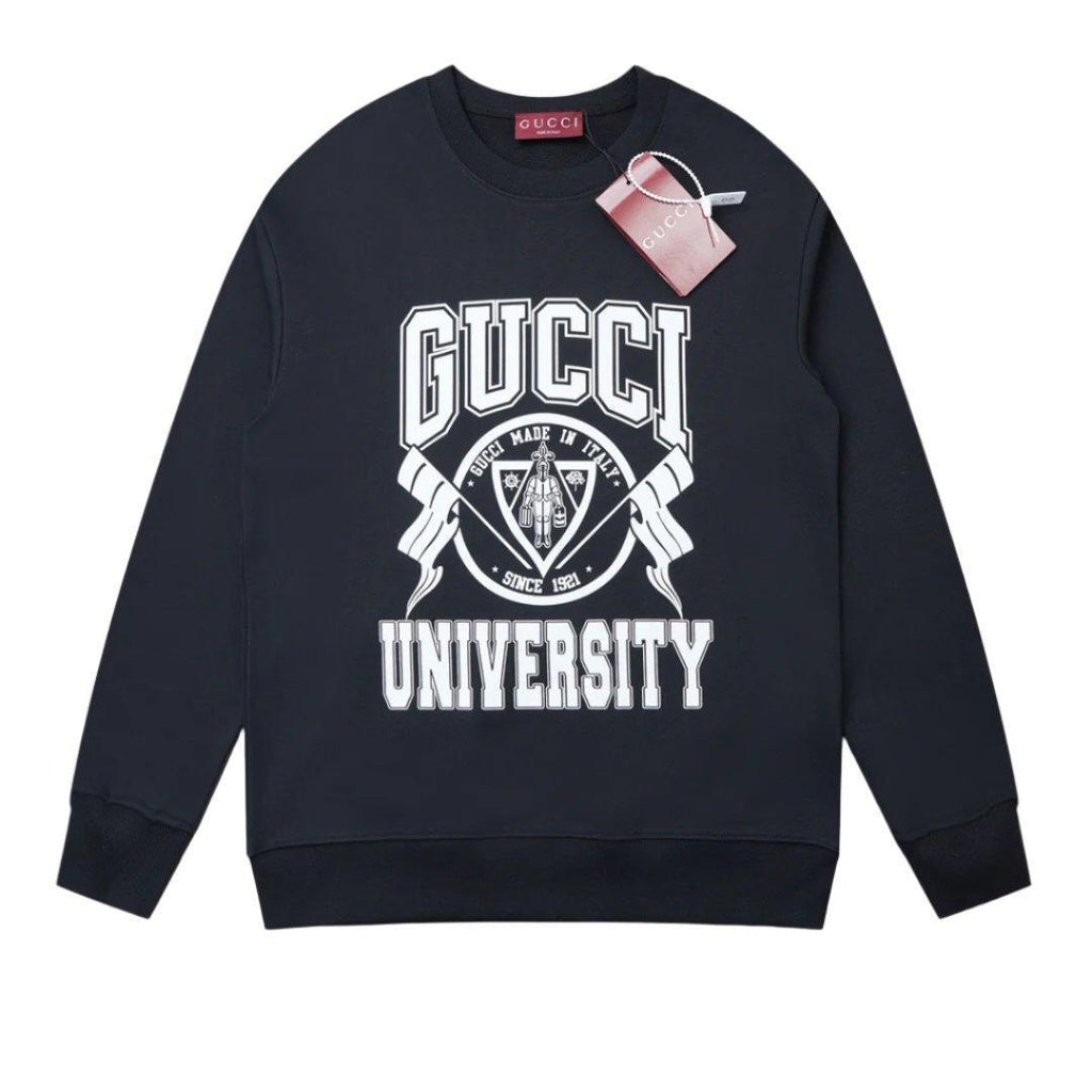 GUCCI BLACK COTTON SWEATSHIRT Banlieue91