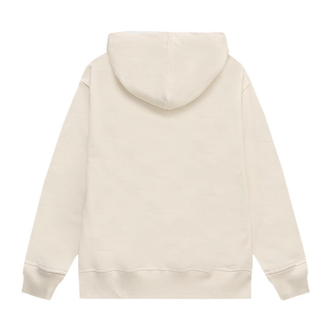 Loewe Relaxed fit hoodie in cotton Beige Banlieue91