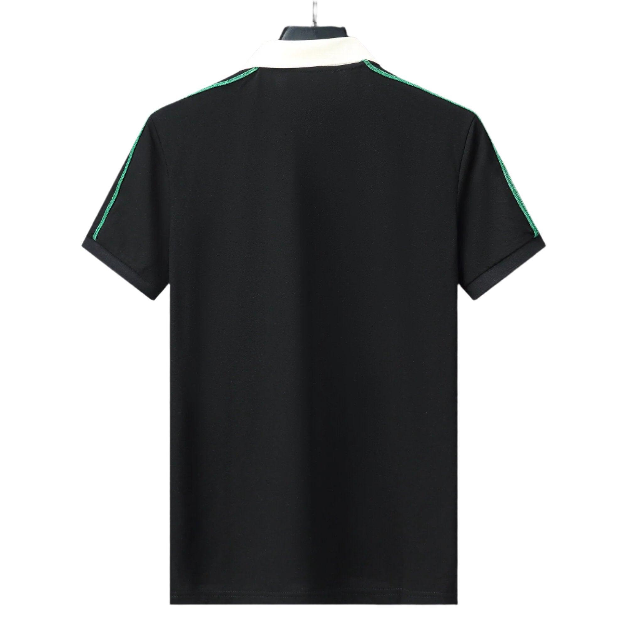 Gucci Black T-shirt with a collar Banlieue91