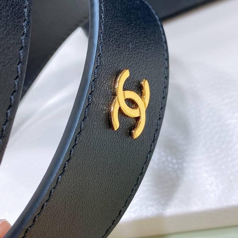 Chanel Women Logo Banding Belt 'Black' Banlieue91
