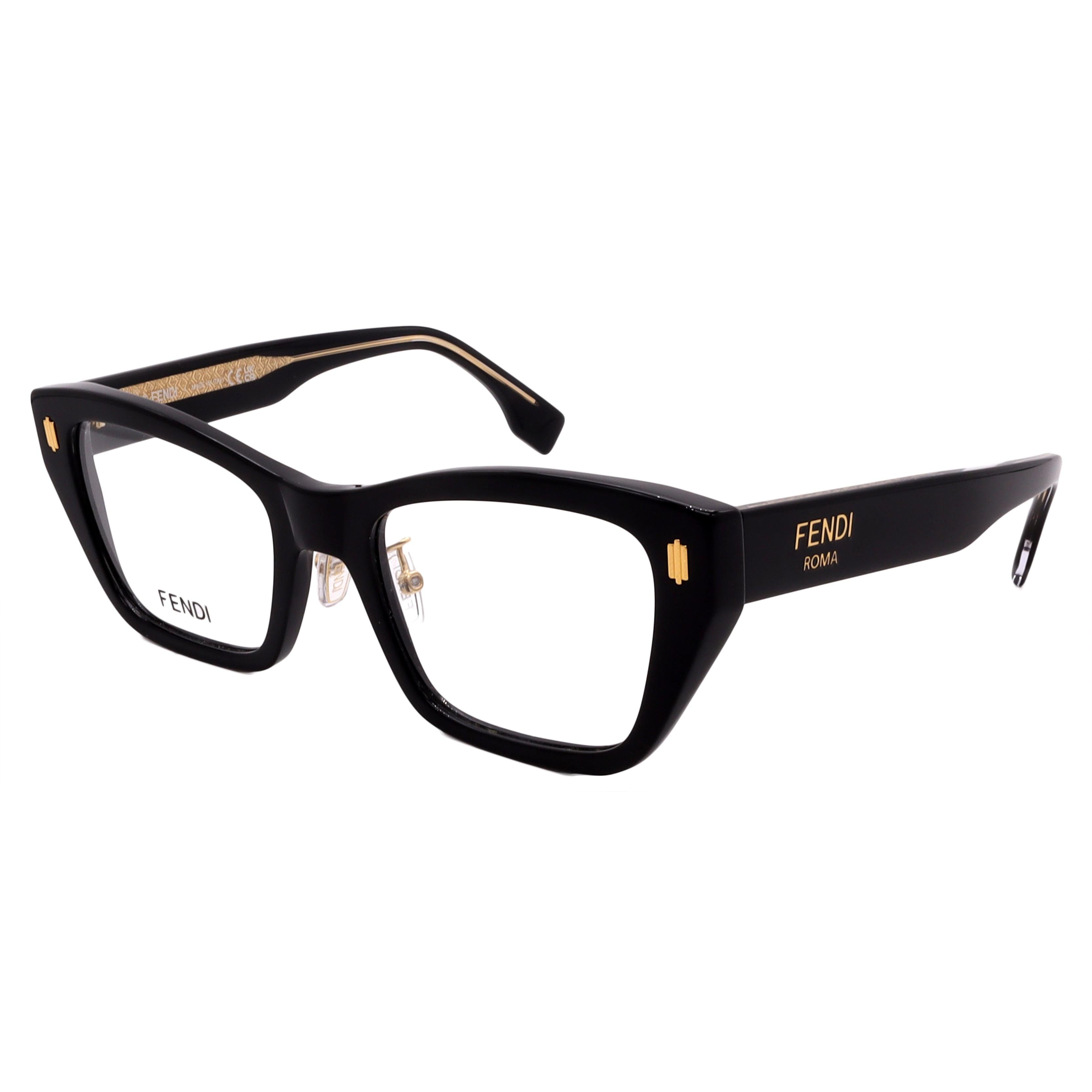 FENDI OPTICAL FE50118F-001-52-20-145 Non-Polarized FrameVault