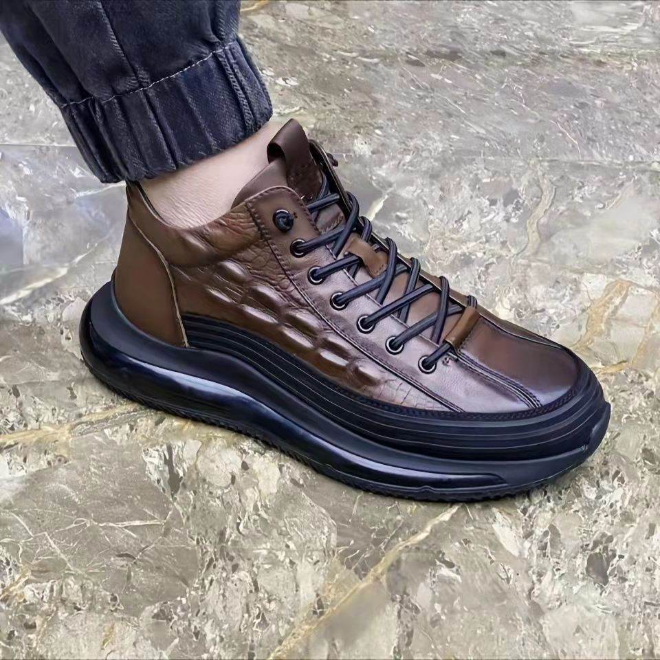 Warm Air Cushion Pattern Elastic Band Trend Men's Shoes Sneaker Zara-Craft