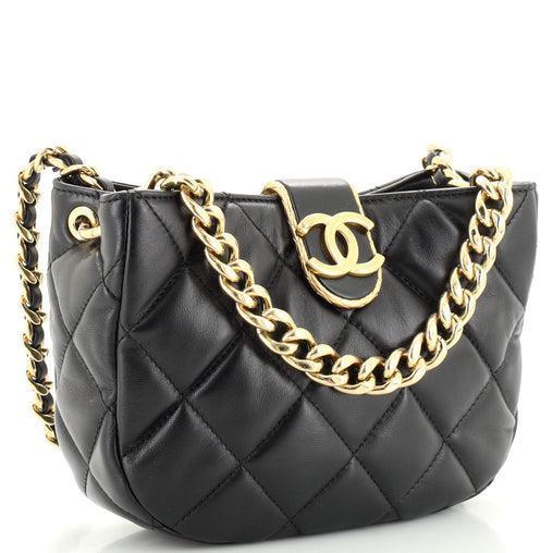 Chanel CC Chain Hobo Quilted Lambskin Small Banlieue91