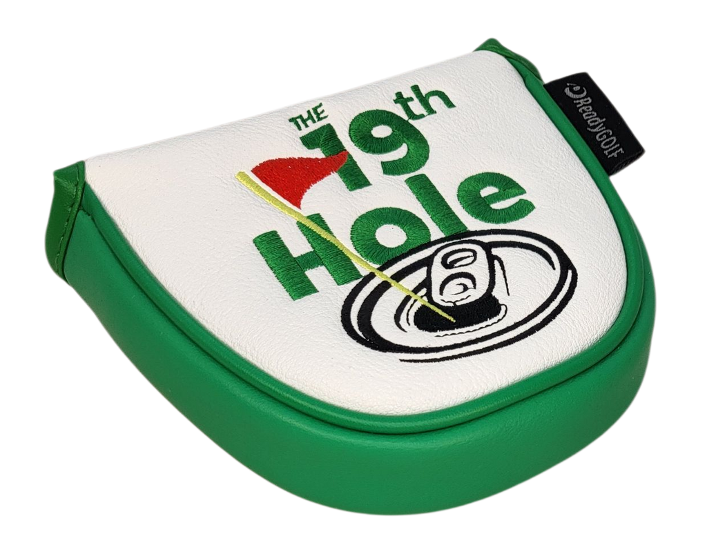 The 19th Hole Embroidered Putter Cover by ReadyGOLF  -  Mallet