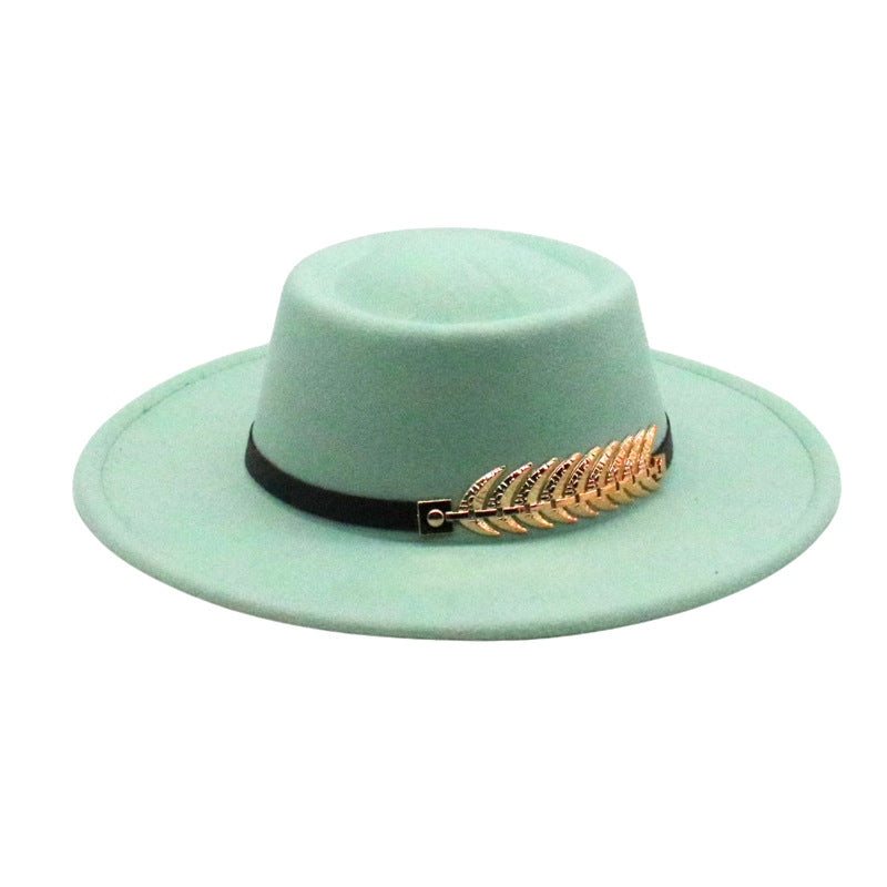Autumn Winter Women Men  Vintage Fedora Women's Foldable Short Brim  Floppy Hat Gentleman Elegant Warm Hats Lady Party Luxury Caps Classic Summer Beach Sun Hat Stevvex