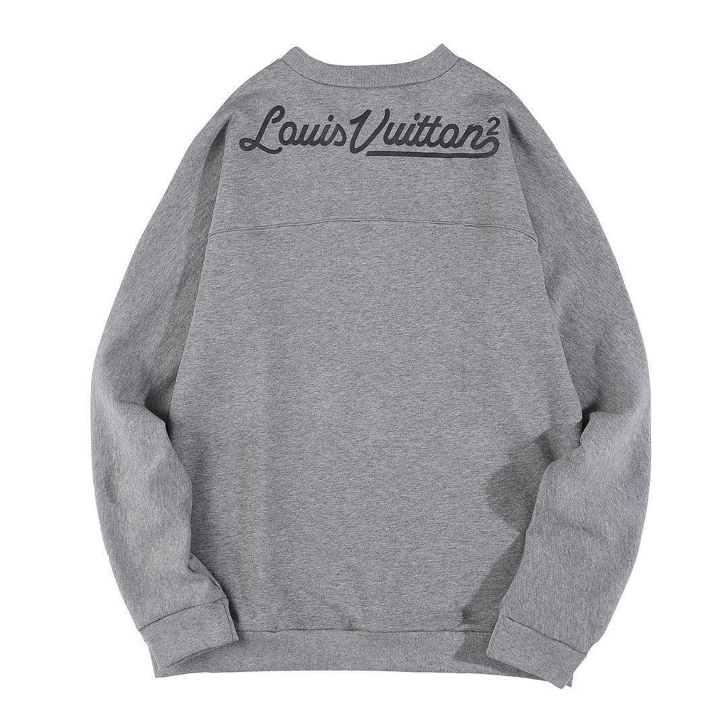 Louis Vuitton x Nigo Printed Heart Sweatshirt Light Grey Banlieue91