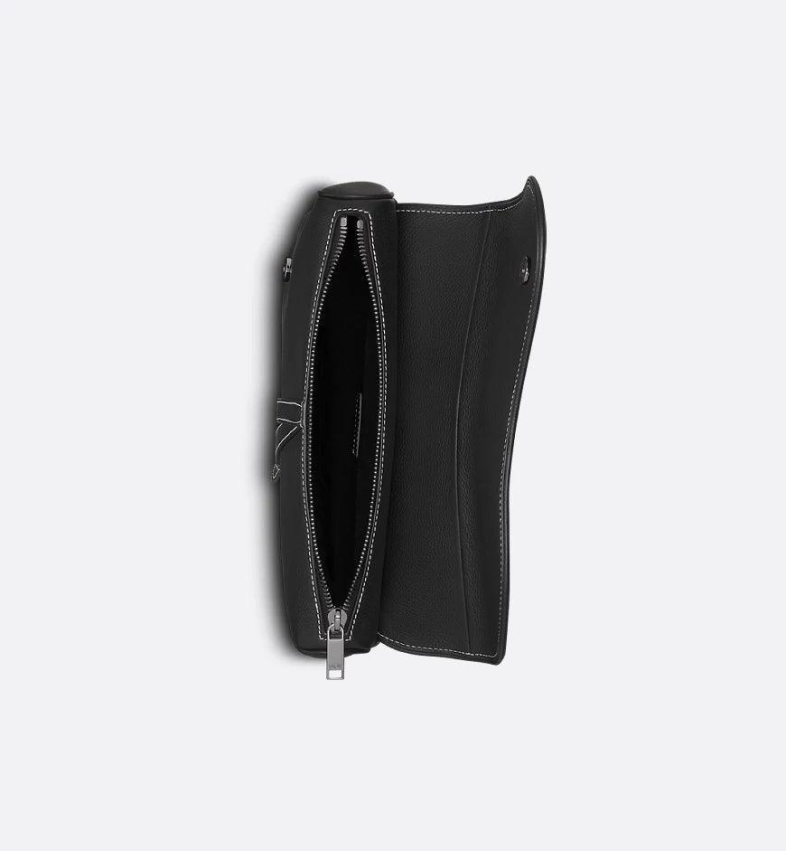 Dior Saddle Bag Black Grained Calfskin Banlieue91