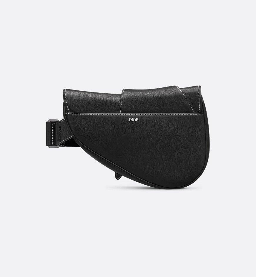Dior Saddle Bag Black Grained Calfskin Banlieue91