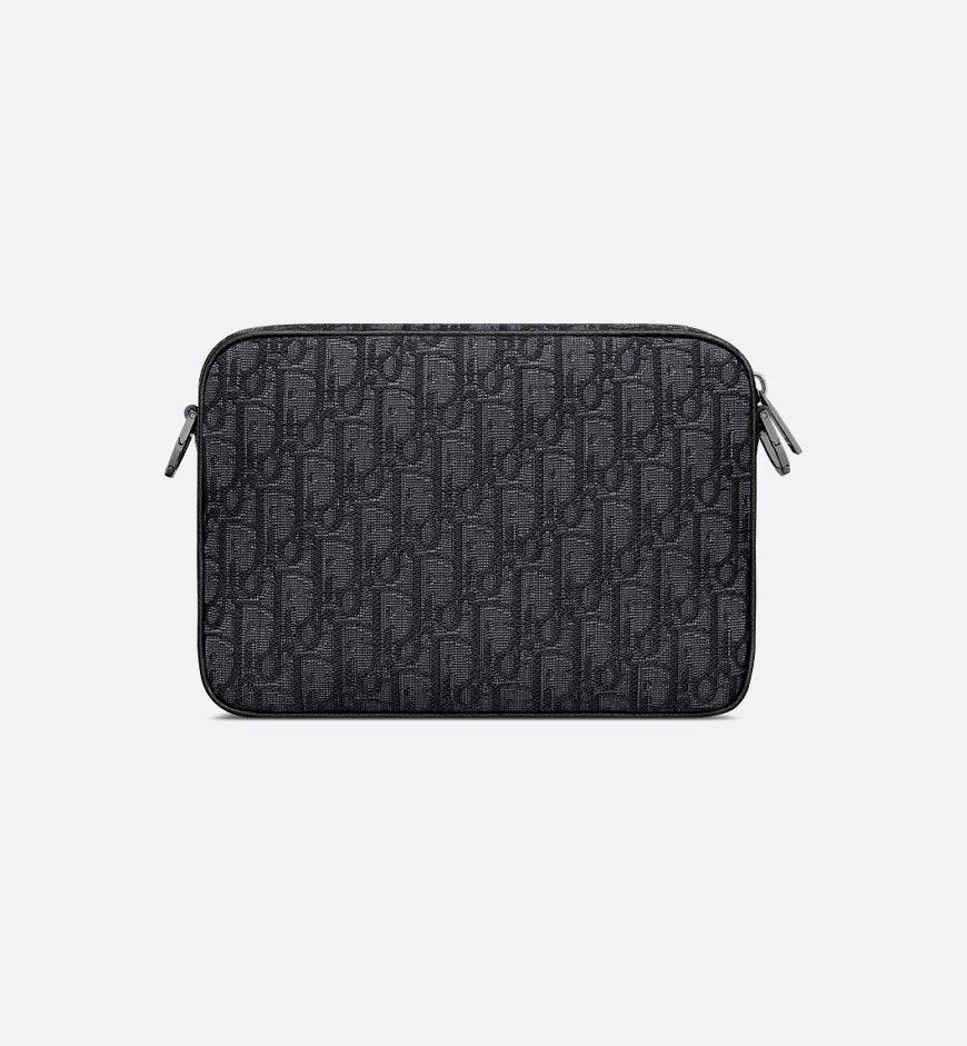 Dior Saddle Triple Pouch Beige and Black Dior Oblique Jacquard Banlieue91