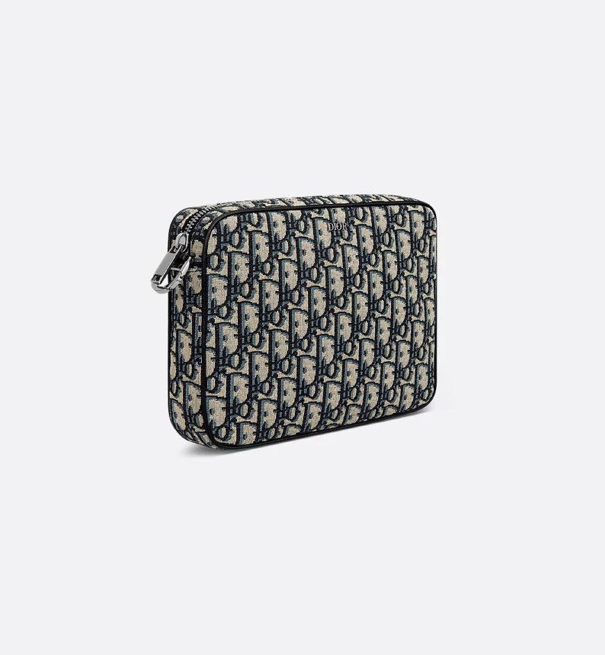 Dior Saddle Triple Pouch Black Dior Oblique Jacquard Banlieue91