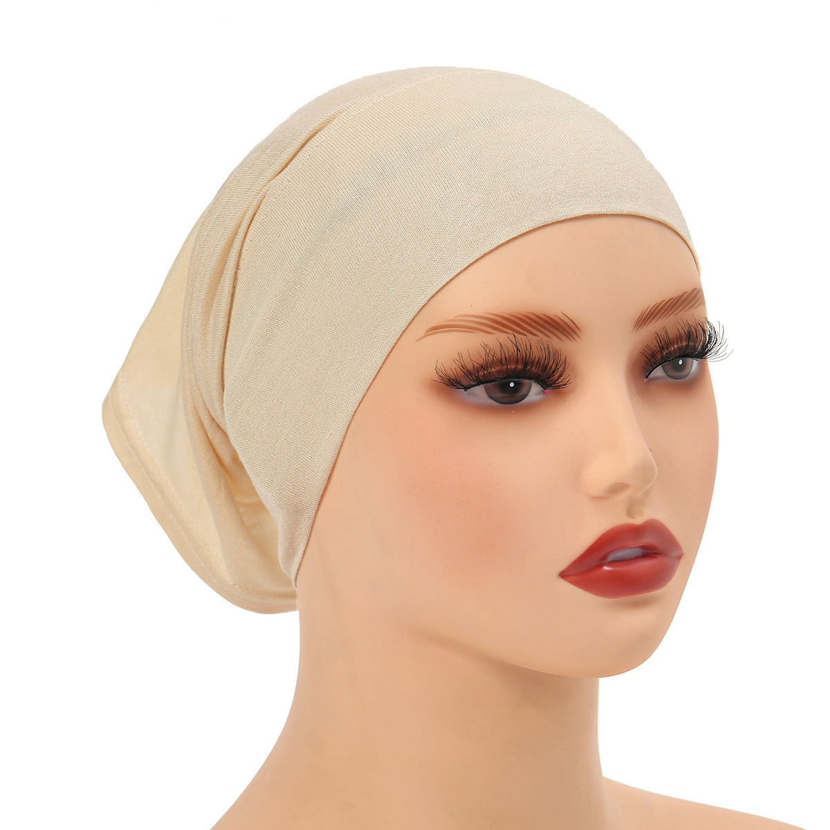 High-Quality Solid Color Silk-Cotton Lining Cap Women's Fashion Simple Versatile Wide-Brimmed Hat V.I.P Digital Presence