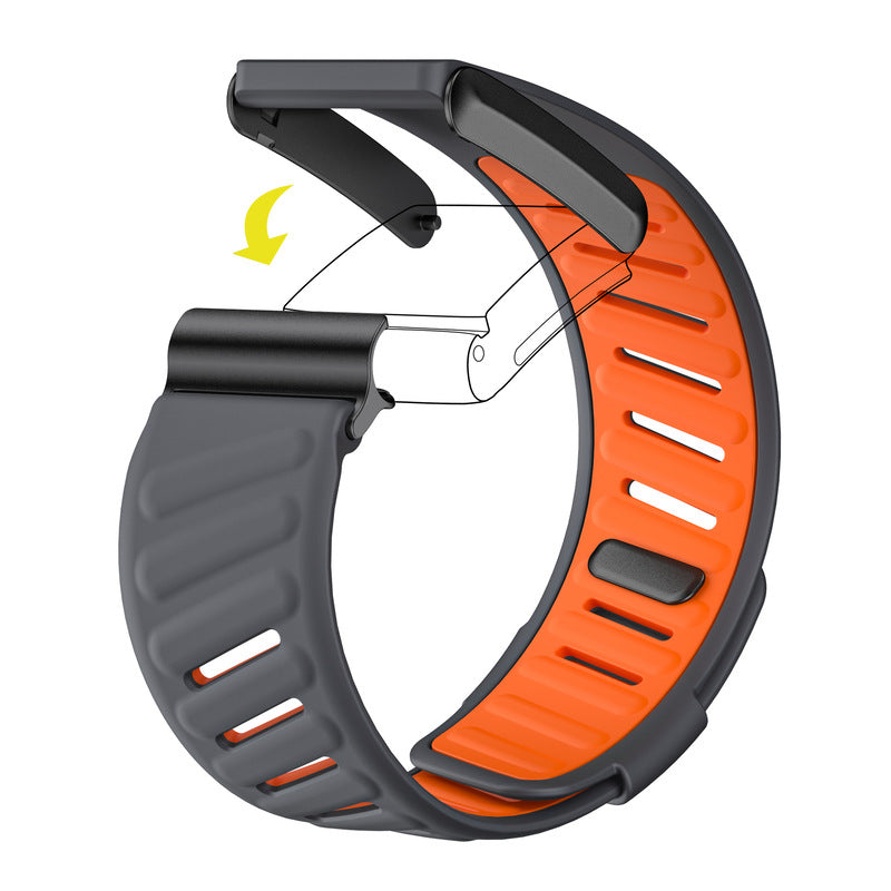 SportFlex Soft-Touch Silicone Wrist Band: a waterproof and sweatproof replacement band that is compatible with the WHOOP 4.0 HRM V.I.P Digital Presence