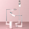 Portable Retractable Wireless Dimmable LED Selfie Fill Light Lamp For Live Video Phone Holder Stand