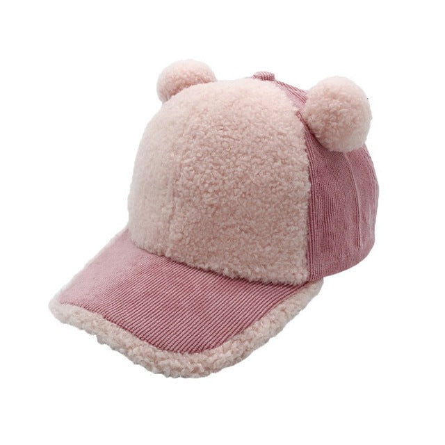 Fashion Baby Baseball Cap Newborn Velvet Hat Fashionable Kids Hats Children Accessories Winter Warm Baby Hat 2-5Y V.I.P Digital Presence