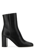 PRADA Leather Ankle Boots with Zip for Women