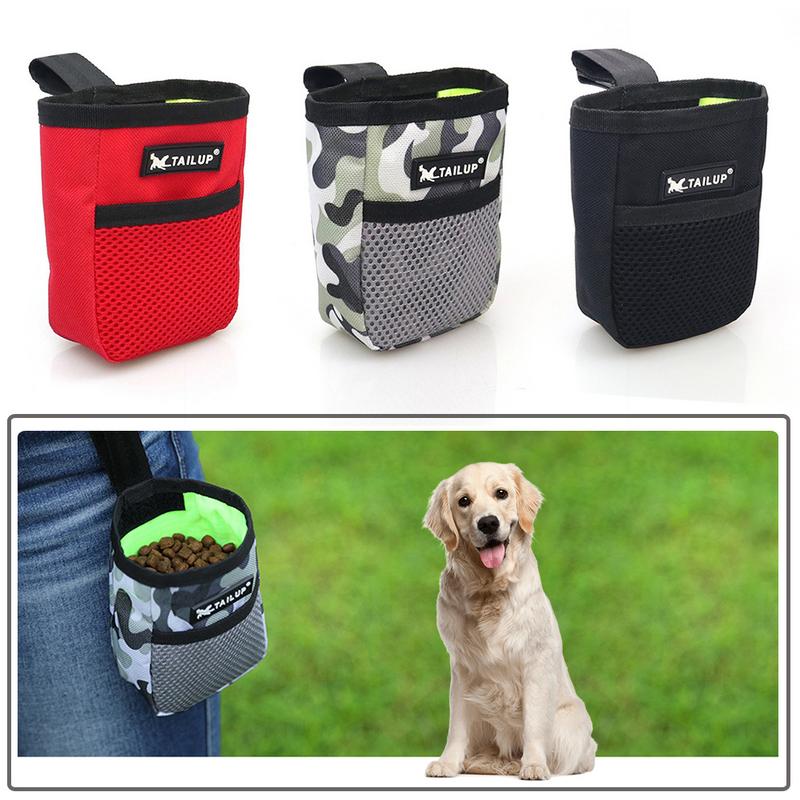 Adjustable Large Capacity Dog Treat Pouch Puppy Snack Waist Bag Durable Puppy Products Waist Bag Pets Cute Food Storage Bags Stevvex