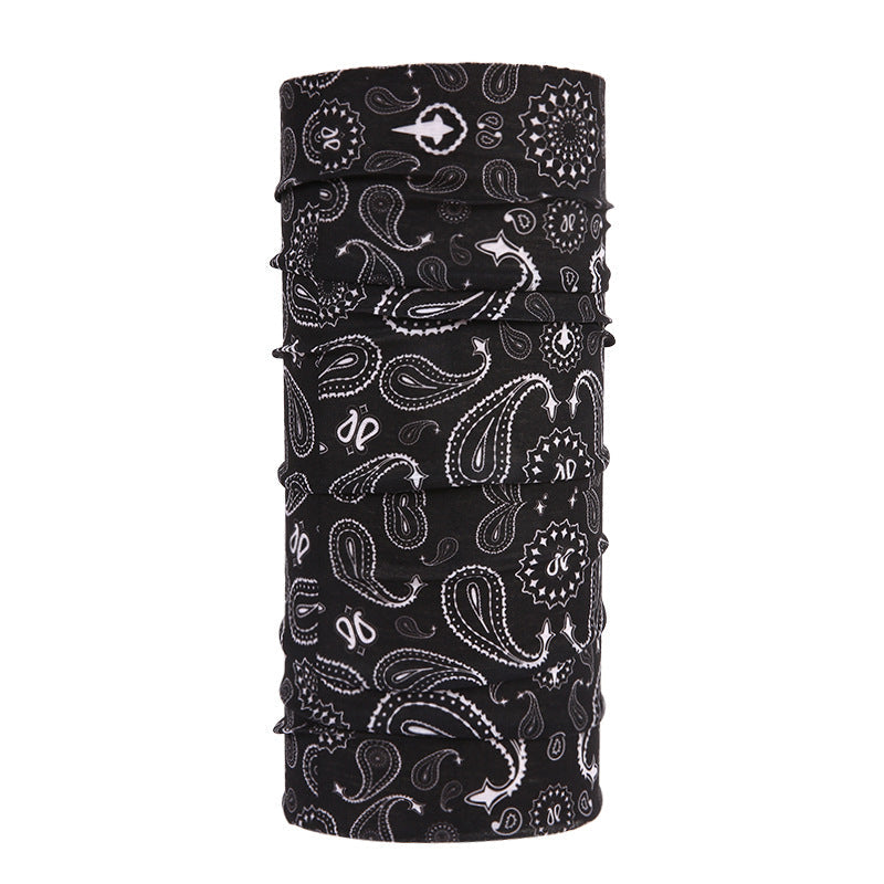 Summer Cool Printed Half Mask Bandana Face Cover Neck Gaiter Bike Outdoor Sport Fishing Cycling Ski Hiking Tube Scarf Men Women  Headband Scarf Military Shamash Tactical Desert Keffiyeh Head Neck Scarf Neck Gaiter Headwear for Men Women Stevvex