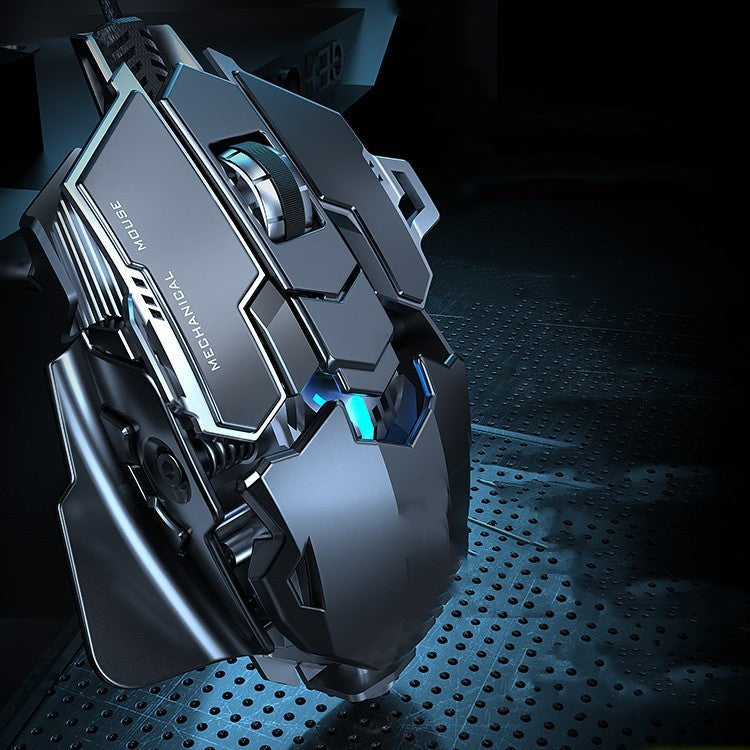 Gaming Ergonomic Wired Mouse 6400DPI Comfortable Game Mouse Optical PC USB Mice Stevvex