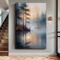 Misty Lake Wall Art Tailored Canvases
