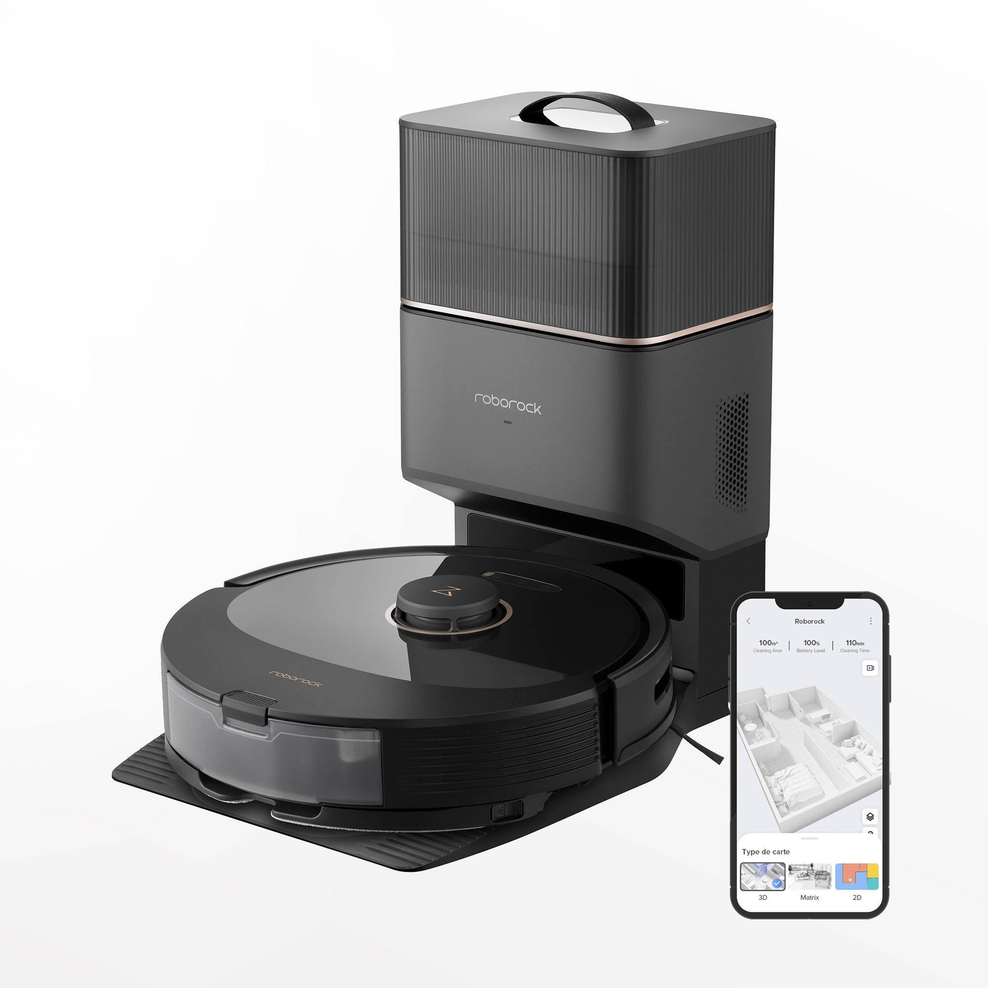 Roborock Q8 Max+ Robot Vacuum and Mop with Auto-Empty Dock Roborock US Official Store