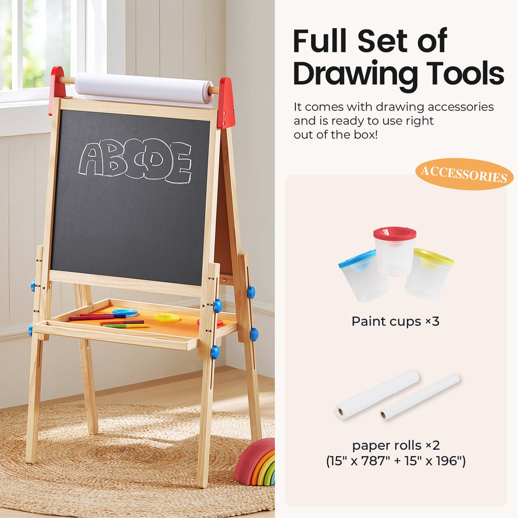 Tiny Land® 3-in-1 Art Easel for Kids Tiny Land INC