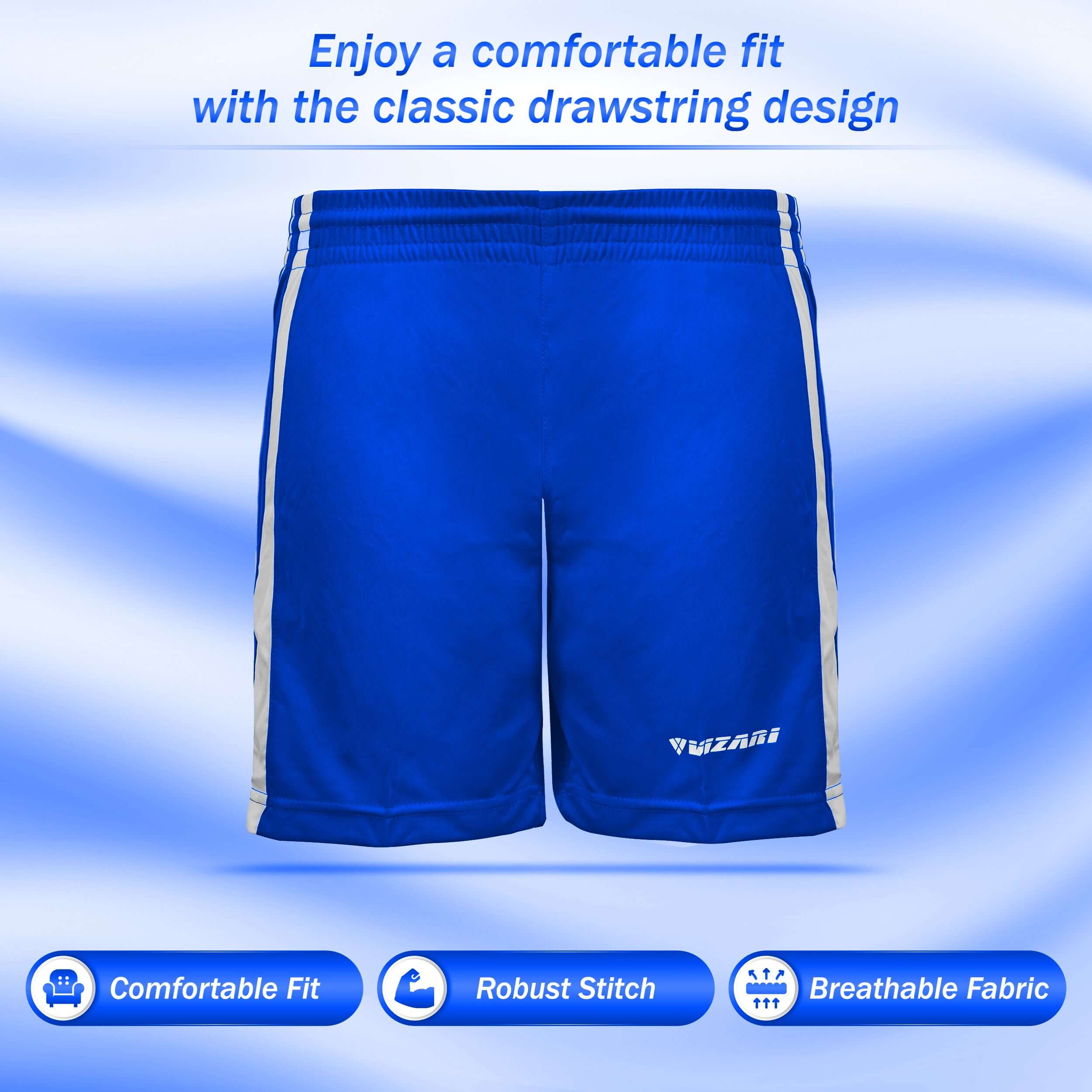 Campo Soccer Shorts - Royal Vizari Sports