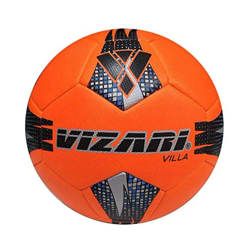 Villa Soccer Ball-Orange/Black/Silver Vizari Sports