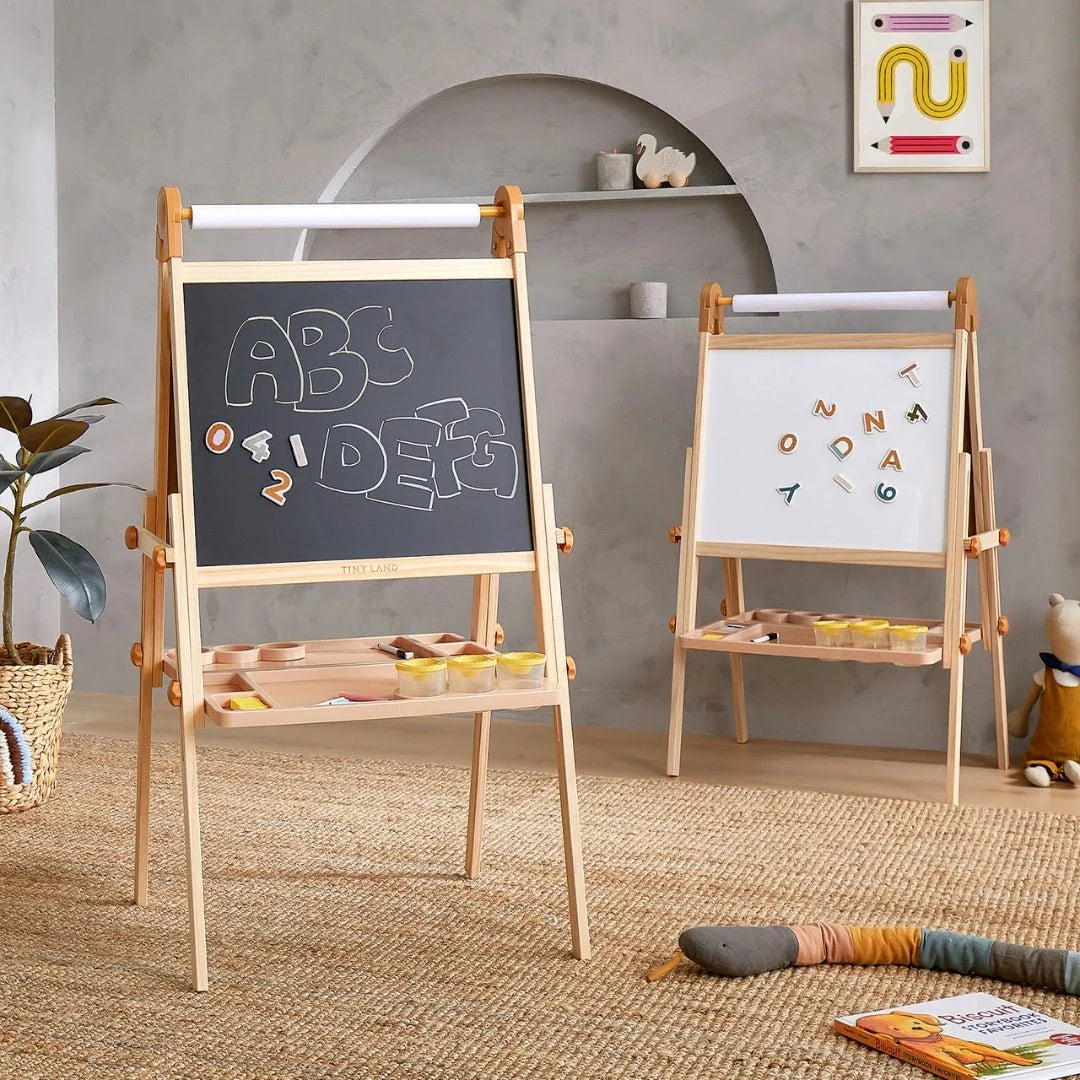 Tiny Land® Caramel Magnitales Easel for Kids Tiny Land INC