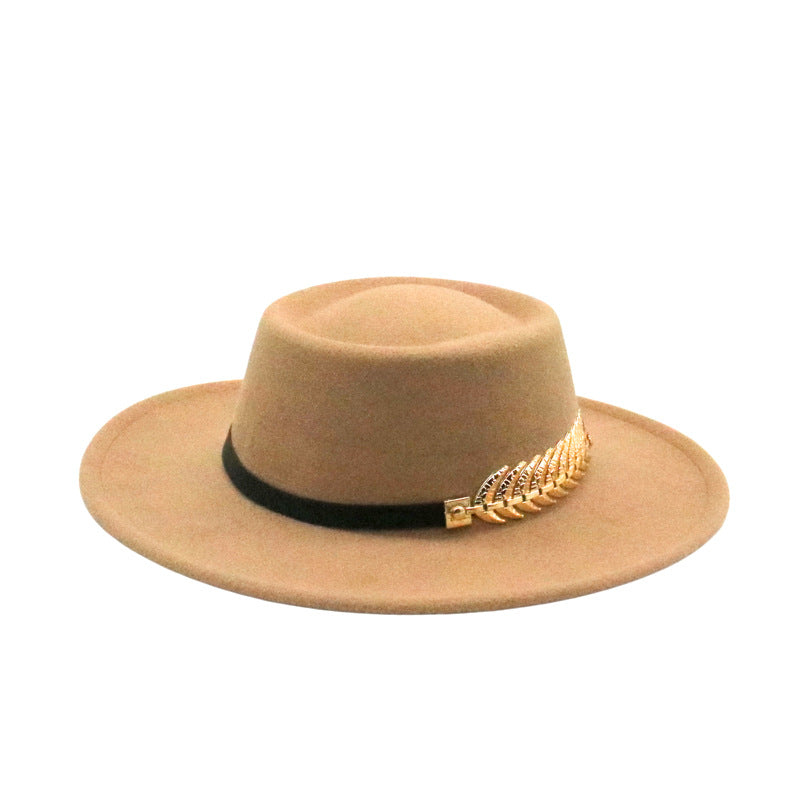 Autumn Winter Women Men  Vintage Fedora Women's Foldable Short Brim  Floppy Hat Gentleman Elegant Warm Hats Lady Party Luxury Caps Classic Summer Beach Sun Hat Stevvex