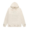 Loewe Relaxed fit hoodie in cotton Beige Banlieue91