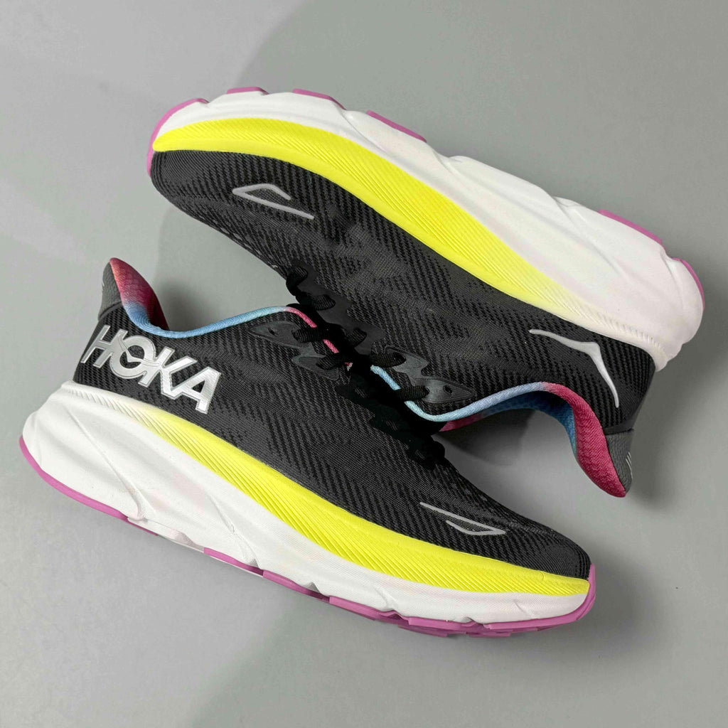Hoka One One Clifton 9 'Black All Aboard Multi-Color' Banlieue91