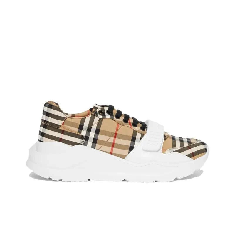 Burberry Vintage Check Cotton Archive Sneakers Beige Banlieue91