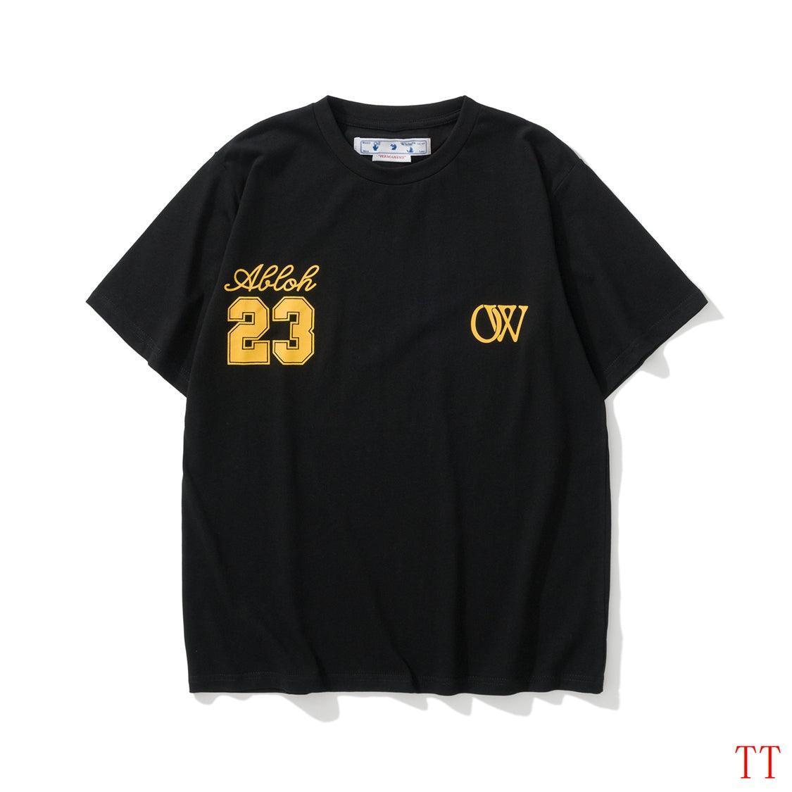 Off-White 23 T-Shirt Without Collar 'Black' Banlieue91