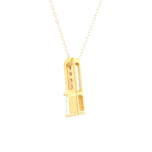 .06ct Zircon Diamond Fashion Pendants 10KT Yellow Gold Bids.com