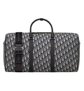 Dior Men Lingot 50 Bag Beige and Black Dior Oblique Jacquard Banlieue91