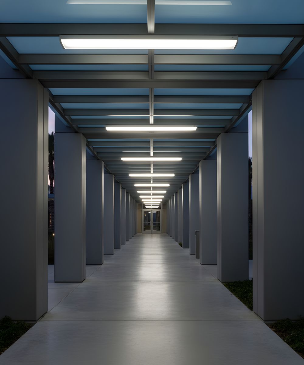 49"W Prismatic Wraparound 1-Light Integrated LED Light LightStrip Ceiling Light Fixture by RP Lighting LampsUSA